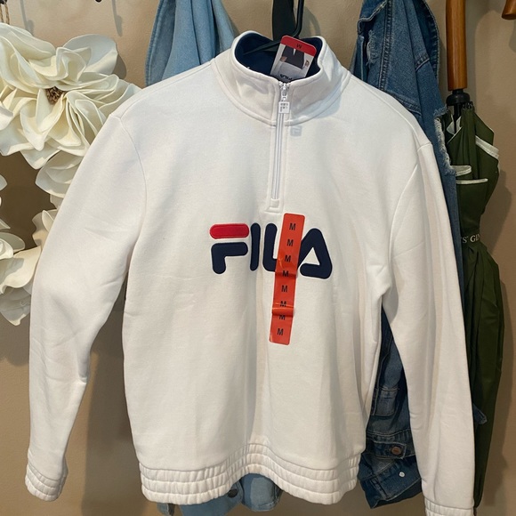 Fila | Tops | Brand New Fila Half Zip Sweatshirt | Poshmark